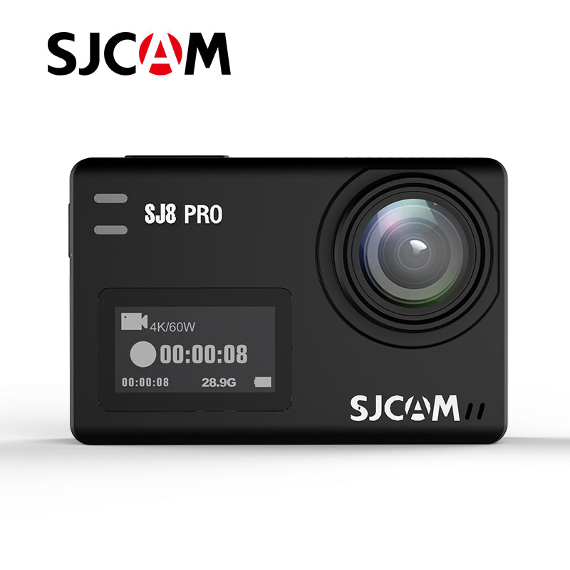 SJCAM Sj8pro Real 4k60fps Action Camera with 2.33'' Touch Screen  Stabilization 2.0 Helmet Camera 131ft Waterproof Underwater Camera Support  External